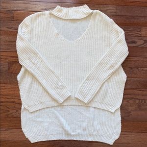 Boohoo Cream colored sweater